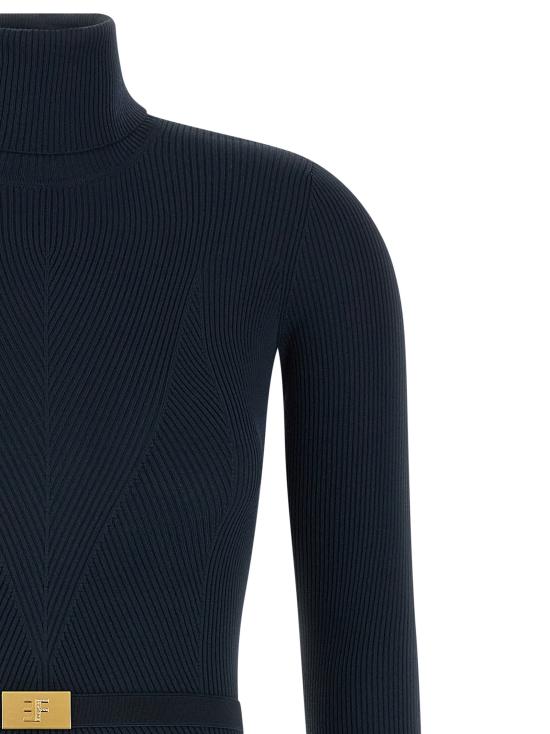 25FW 엘리자베타프랜치 미디 원피스 AM07B56E2EA8 Blue - ELISABETTA FRANCHI