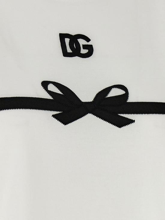 25FW 돌체앤가바나 탑 F8V42ZGDC6BW0800 White - DOLCE & GABBANA