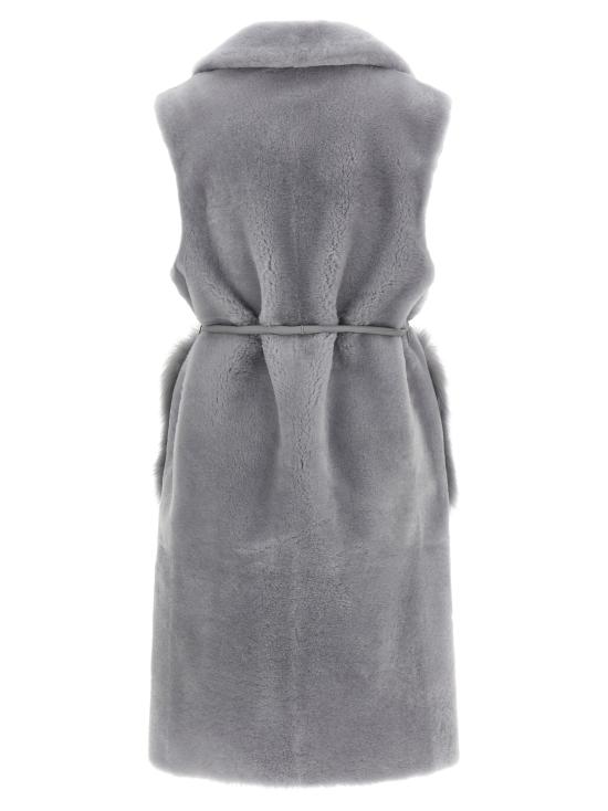 25FW 블랑샤 베스트 25161200NEBBIA Gray - BLANCHA