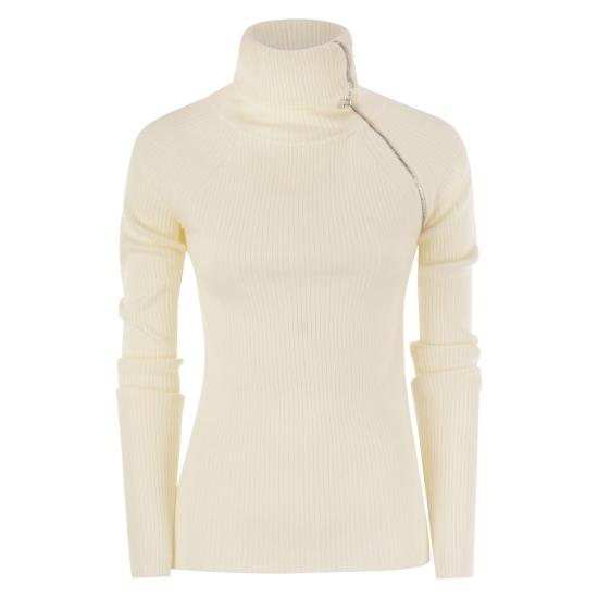 25FW 스포트막스 터틀넥 2522366022600 WHITE