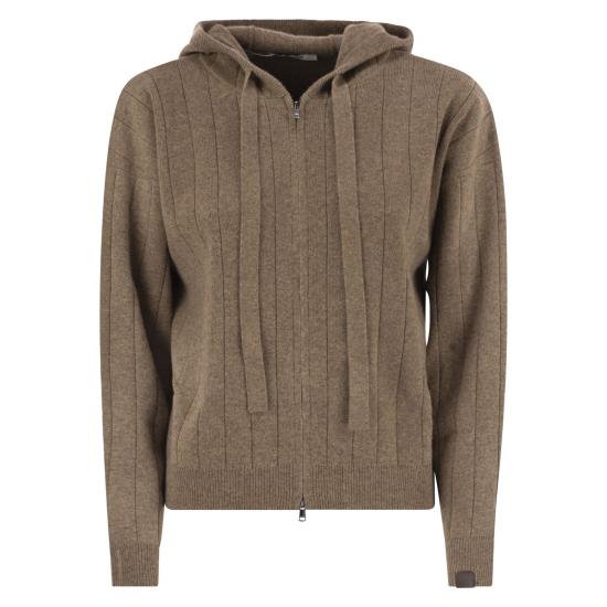 25FW 막스마라 루비에라 지퍼 니트 가디건 2521346029600 CAMEL