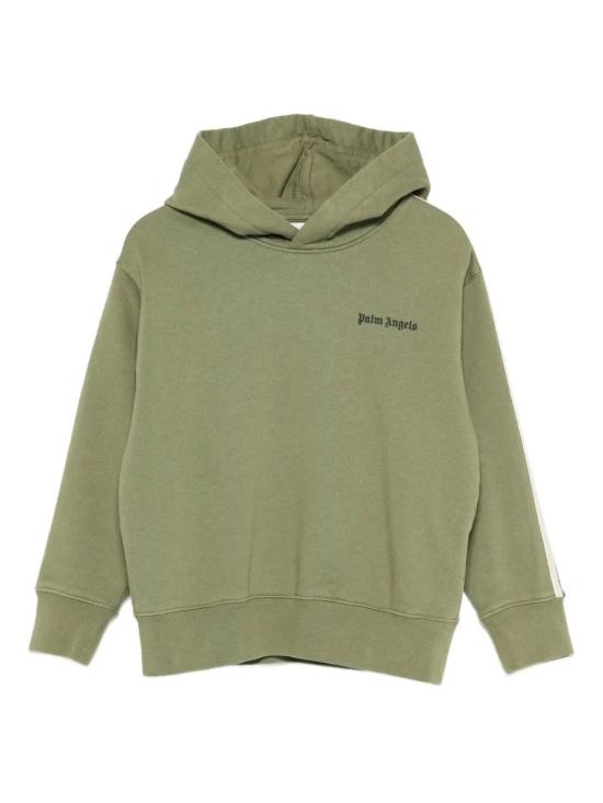 25FW [키즈] 팜앤젤스 티셔츠 PBBB012F25FLE008 5610 MILITARY GREEN BLACK - PALM ANGELS