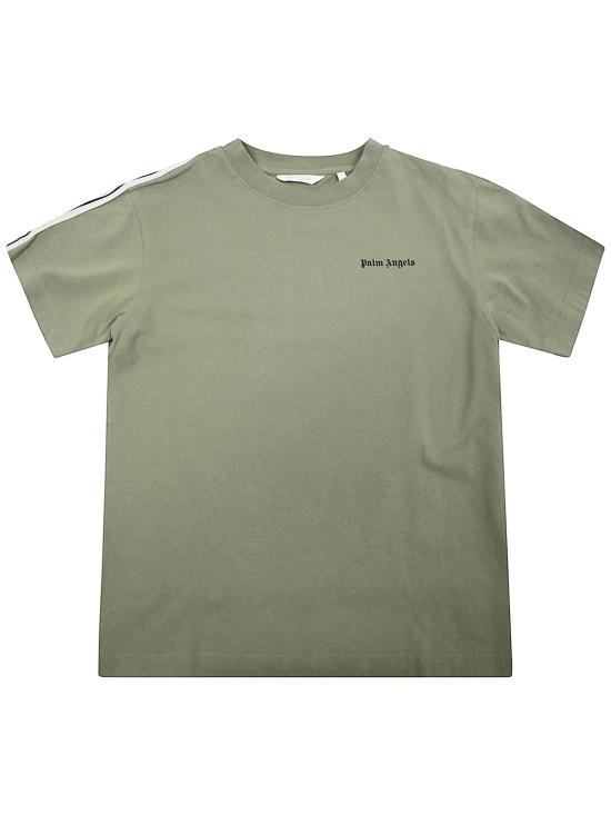 25FW [키즈] 팜앤젤스 티셔츠 PBAA011F25JER001 5610 MILITARY GREEN BLACK