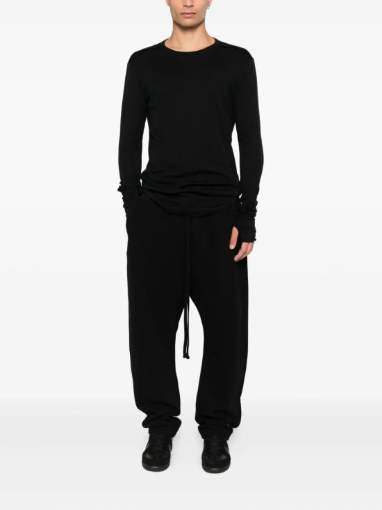 25FW 톰크롬 긴팔 티셔츠 MTS900 BLACK - THOM KROM