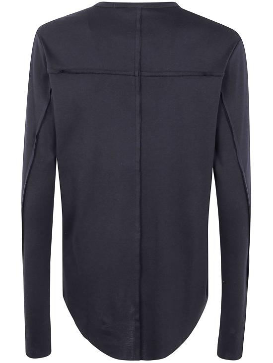 25FW 톰크롬 긴팔 티셔츠 MTS900 BLACK - THOM KROM