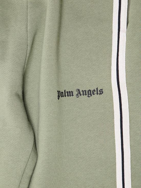 25FW [키즈] 팜앤젤스 트레이닝/조거 팬츠 PBCH012F25FLE001 5610 MILITARY GREEN BLACK - PALM ANGELS