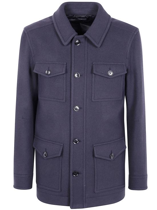 25FW 톰포드 코트 OJM021 FMW058 HB825 NAVY - TOMFORD