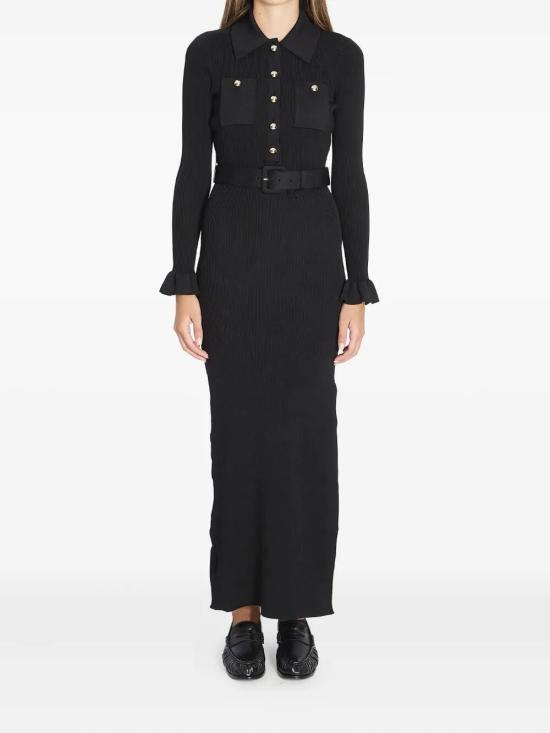 25FW 셀프 포트레이트 롱 원피스 AW25 007X BLACK - SELF PORTRAIT