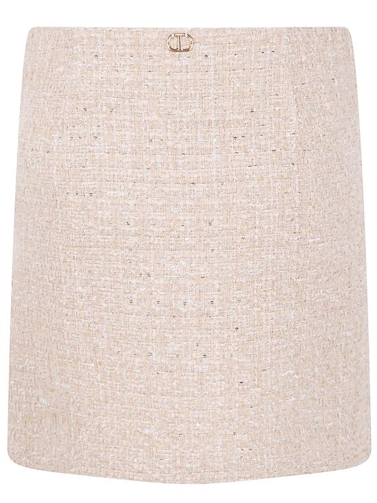 25FW 트윈셋 숏 스커트 252TP2144 12778 BEIGE GOLD - TWINSET