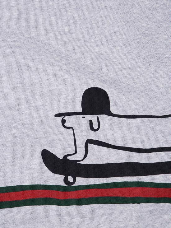 25FW [키즈] 구찌 티셔츠 569693 XJHCA 1183 LIGHT GREY MELANGE MIX - GUCCI