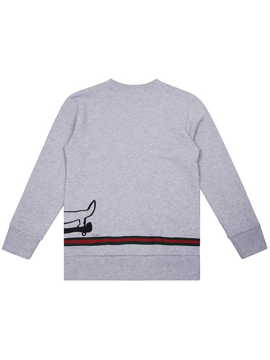 25FW [키즈] 구찌 티셔츠 569693 XJHCA 1183 LIGHT GREY MELANGE MIX - GUCCI