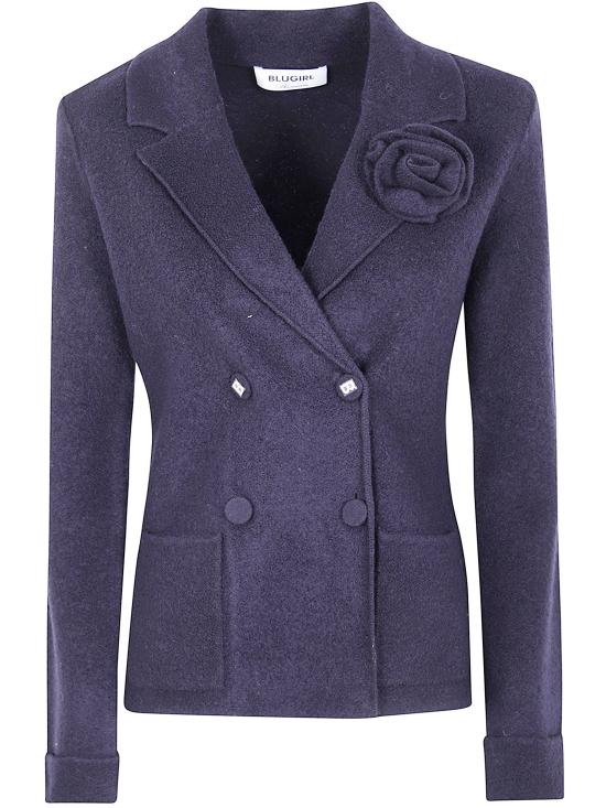 25FW 블루걸 수트 자켓 RF5058MA07R C3867 DEEP NIGHT WITH BROOCH