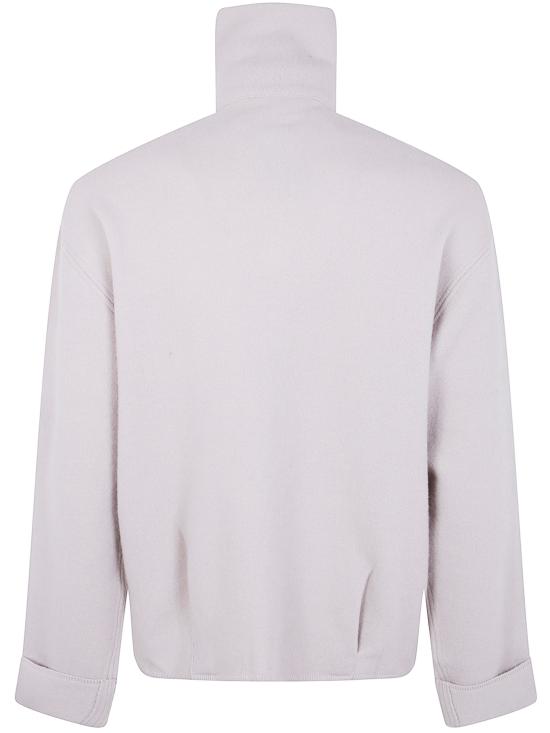 25FW 엠포리오 아르마니 집업 니트 EM002052 AF18104 U8140 NACREOUS CLOUDS - EMPORIO ARMANI