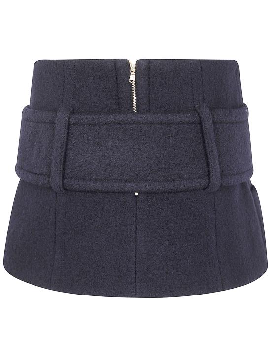 25FW 파투 숏 스커트 SK0990232 999B BLACK - PATOU