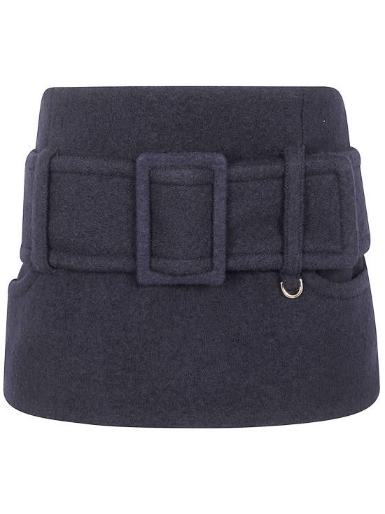 25FW 파투 숏 스커트 SK0990232 999B BLACK - PATOU