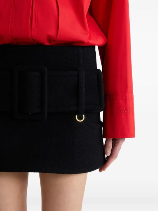 25FW 파투 숏 스커트 SK0990232 999B BLACK - PATOU