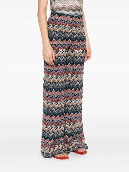 25FW 미소니 플레어 팬츠 DS25WI0Q BR012F SM9R3 MULTICOR TONES - MISSONI