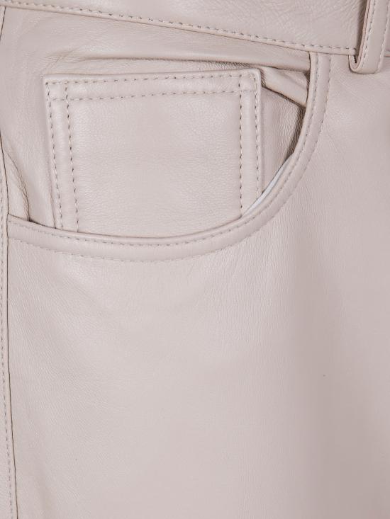 25FW 하이쿠레 가죽 팬츠 HEW03296PL002TP C0006 IVORY - HAIKURE