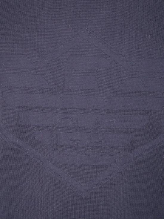 25FW 엠포리오 아르마니 탑 EM002968 AF10762 FB282 TEAFW107 NAVY JACQUARD - EMPORIO ARMANI