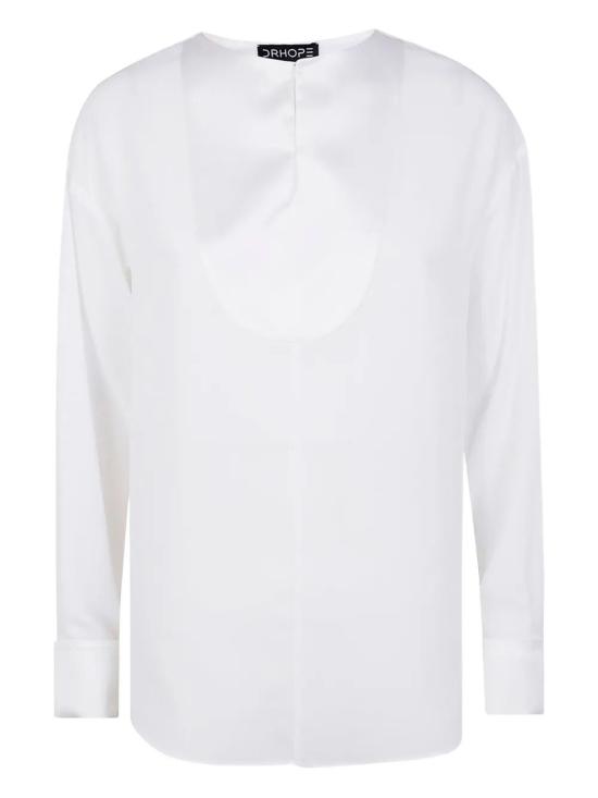 25FW 닥터 호프 블라우스 2886 2859 SILKY WHITE - DR HOPE