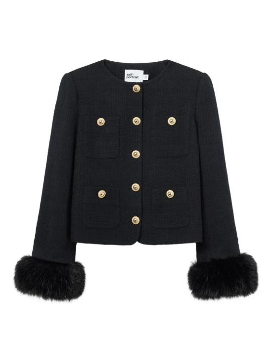 25FW 셀프 포트레이트 자켓 AW25 088J BLACK - SELF PORTRAIT