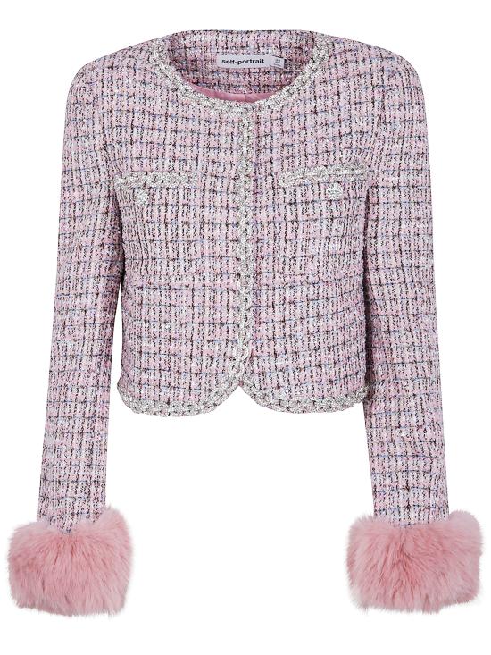 25FW 셀프 포트레이트 자켓 AW25 098J PINK - SELF PORTRAIT