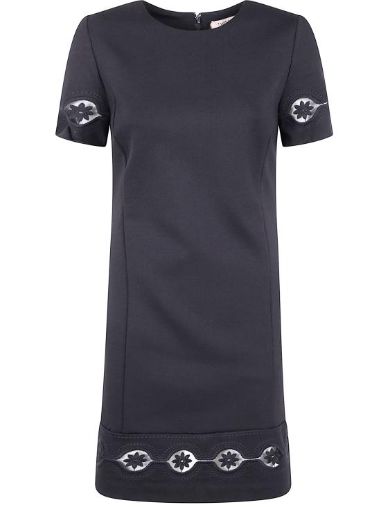 25FW 트윈셋 미디 원피스 252TP2102 00006 BLACK