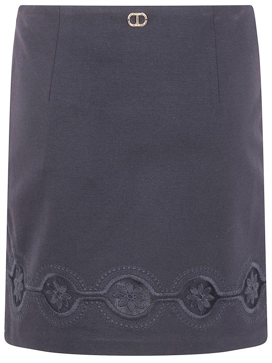 25FW 트윈셋 숏 스커트 252TP2104 00006 BLACK - TWINSET