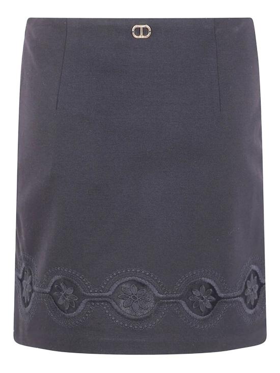 25FW 트윈셋 숏 스커트 252TP2104 00006 BLACK - TWINSET