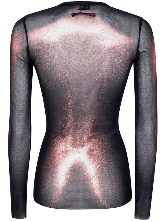 25FW 장 폴 고티에 긴팔 티셔츠 25 04 W TO366 M010P 0060 BLACK BROWN - JEAN PAUL GAULTIER