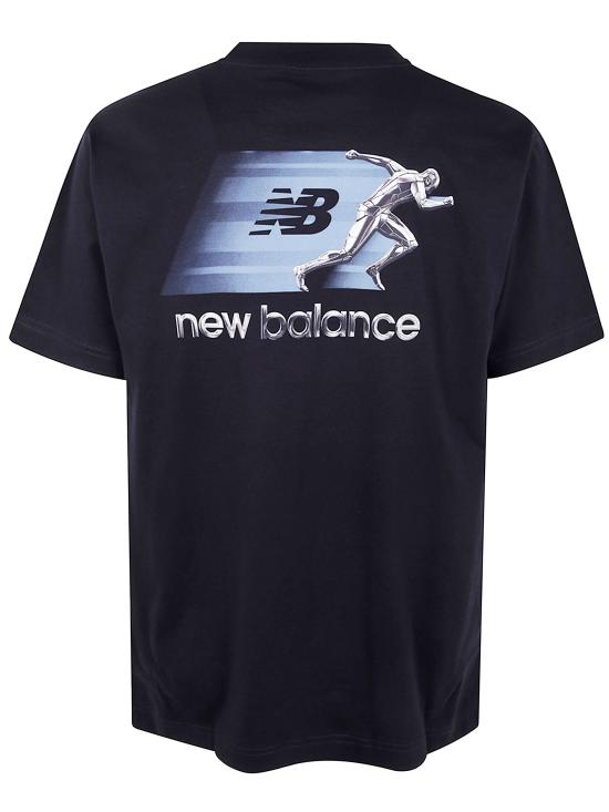 25FW 뉴발란스 반팔 티셔츠 MT53948BK BLACK - NEW BALANCE