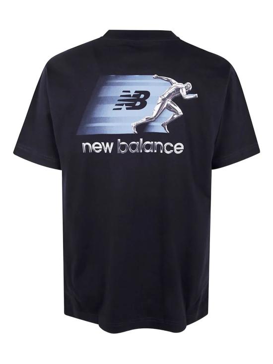 25FW 뉴발란스 반팔 티셔츠 MT53948BK BLACK - NEW BALANCE