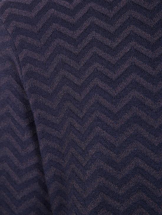 25FW 조르지오 아르마니 스웨터 GM001957 AF19069 FB016 BLUE BROWN - GIORGIO ARMANI