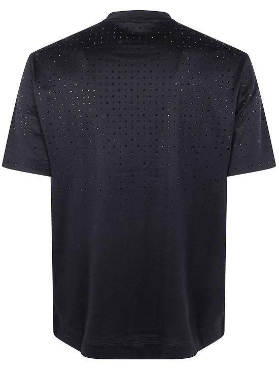 25FW 엠포리오 아르마니 탑 EM003676 AF10761 UC001 BLACK BEAUTY - EMPORIO ARMANI