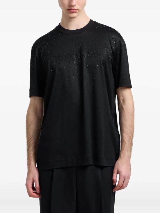 25FW 엠포리오 아르마니 탑 EM003676 AF10761 UC001 BLACK BEAUTY - EMPORIO ARMANI