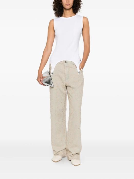 25FW 장 폴 고티에 민소매 티셔츠 25 04 W TO387 J014 01 WHITE - JEAN PAUL GAULTIER