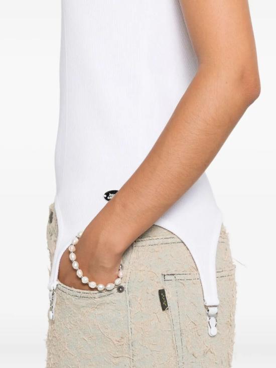 25FW 장 폴 고티에 민소매 티셔츠 25 04 W TO387 J014 01 WHITE - JEAN PAUL GAULTIER