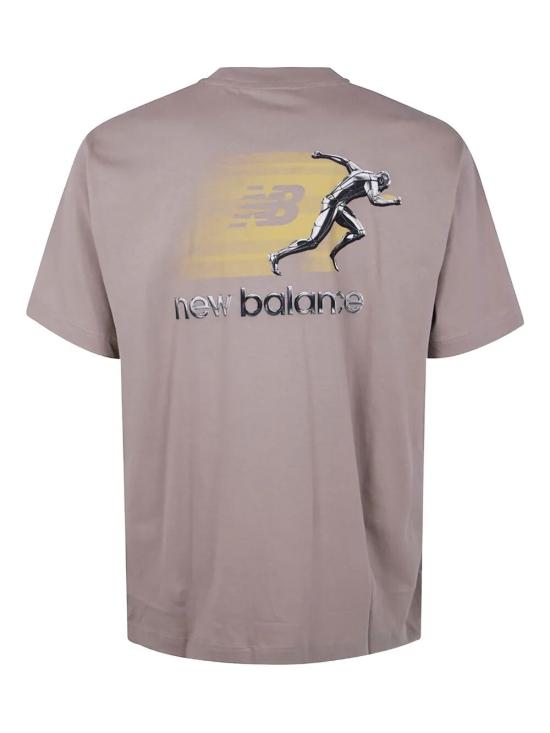 25FW 뉴발란스 반팔 티셔츠 MT53948ADS ARID STONE - NEW BALANCE