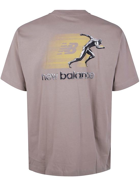 25FW 뉴발란스 반팔 티셔츠 MT53948ADS ARID STONE - NEW BALANCE