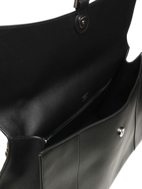 26SS 발렌시아가 아워글래스 소프트 핸드백 810732 2ABLW1000 Black - BALENCIAGA