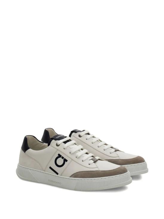 25FW 살바토레 페라가모 스니커즈 02A0340784502 CEMENTBIANCO WHITE - SALVATORE FERRAGAMO
