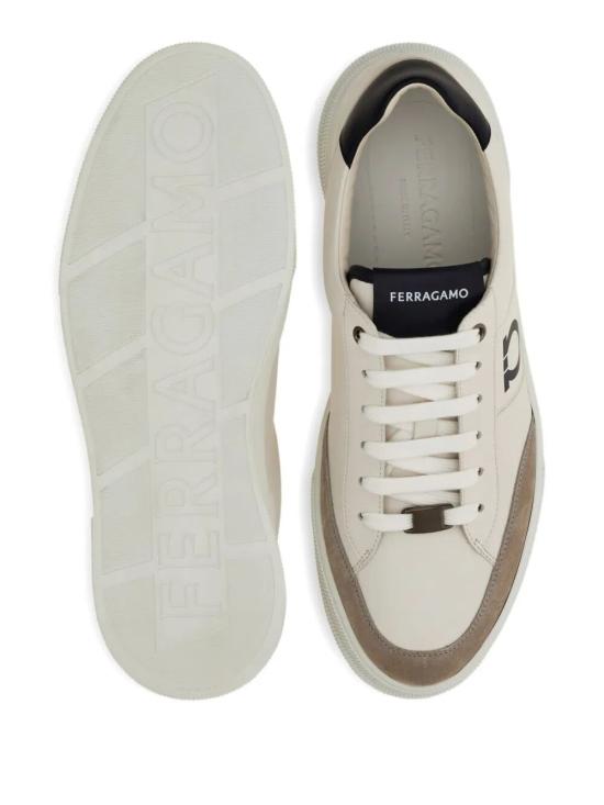 25FW 살바토레 페라가모 스니커즈 02A0340784502 CEMENTBIANCO WHITE - SALVATORE FERRAGAMO