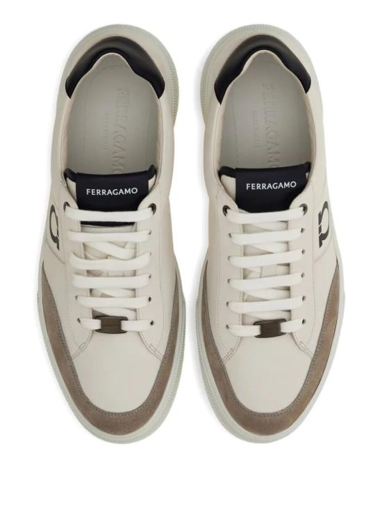 25FW 살바토레 페라가모 스니커즈 02A0340784502 CEMENTBIANCO WHITE - SALVATORE FERRAGAMO