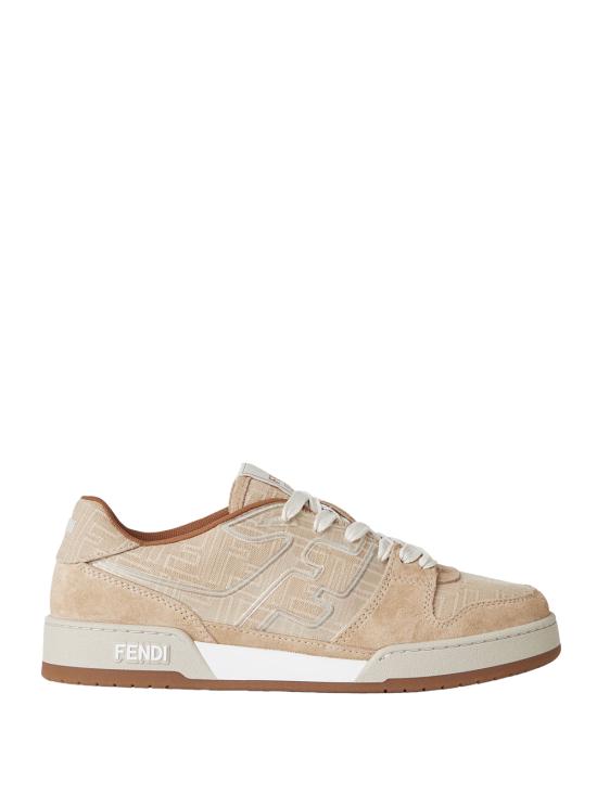 25FW 펜디 매치 FF 자카드 스니커즈 7E1688AY9B F1TNU NUDE NEUTRALS