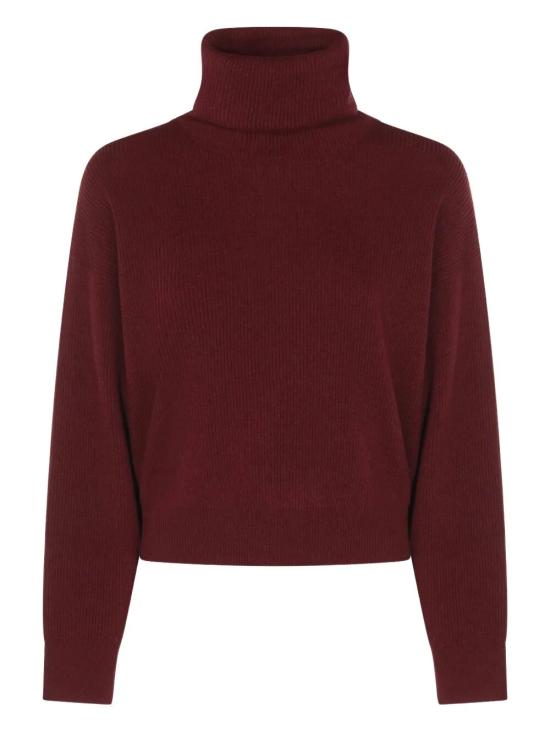 25FW 브루넬로 쿠치넬리 터틀넥 버진 울·캐시미어·실크 잉글리시 립 스웨터 M16129313 C9663 RED