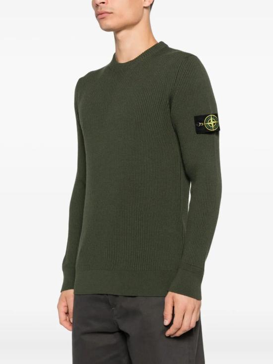 25FW 스톤 아일랜드 스웨터 K2S155100053S00C2 V0054 GREEN - STONE ISLAND