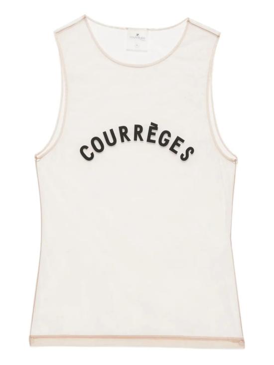 25FW 쿠레쥬 민소매 티셔츠 325JTO459PA0140 1007 NUDE NEUTRALS