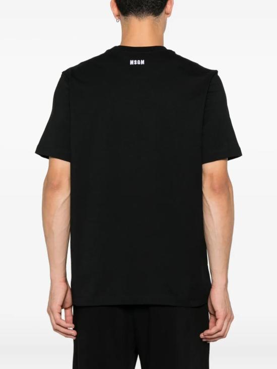 25FW 엠에스지엠 반팔 티셔츠 3940MM120257798 99 BLACK - MSGM