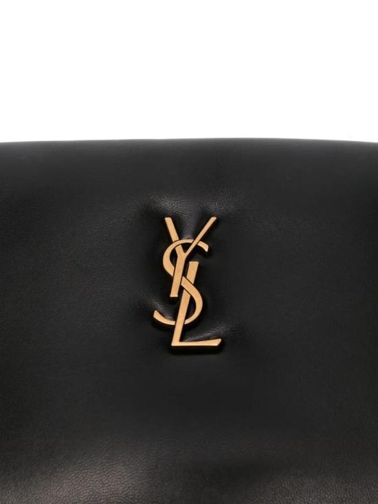 25FW 생로랑 칼립소 스몰 파우치 765025AACX7 1000 BLACK - SAINT LAURENT