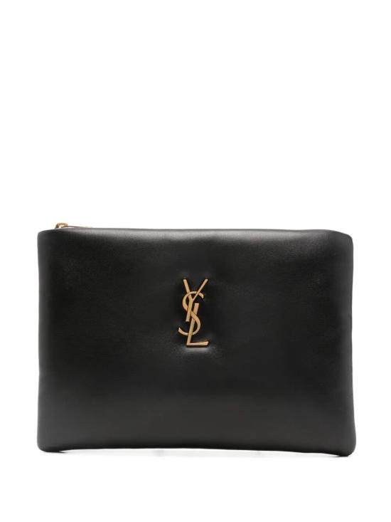 25FW 생로랑 칼립소 스몰 파우치 765025AACX7 1000 BLACK